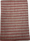 Vaxbo Lin 100% Linen Hand + Tea Towels | Made in Sweden | Different Sizes + Stunning Array of Colors - Storm + Little Storm (Red/Unbleached, Storm 50x70cm (19.5x28.5))