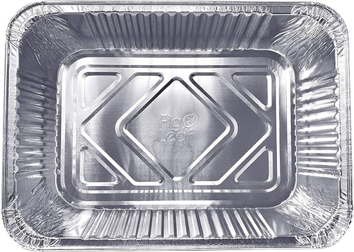 (120 Pack) Premium Lasagna Pans 14" x 10" x 3” Heavy Duty l Disposable Aluminum Foil for Roasting Turkey, Baking, or Cooking