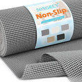 Songrey Non-Adhesive Drawer and Shelf Liner, Non Slip Cabinet Liners, Protect Kitchen Cupboard, Bathroom Drawers, Breathable, Thick Strong Grip mat (23.6IN x 30FT, Dark Gray)
