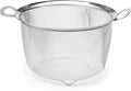 RSVP International Endurance Kitchen Collection Stainless Steel Mesh Strainer, 6 Quart, Wide Rim