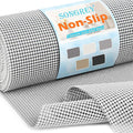 Songrey Non-Adhesive Drawer and Shelf Liner, Non Slip Cabinet Liners, Protect Kitchen Cupboard, Bathroom Drawers, Breathable, Thick Strong Grip mat (17.5IN x 20FT, Light Gray)