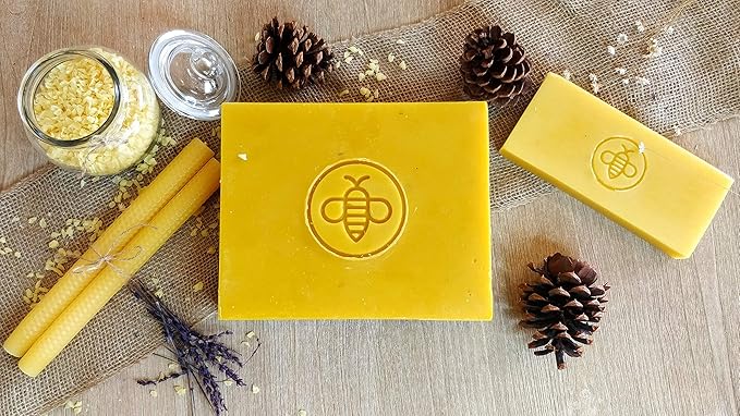 Basic Honey Beeswax Beads (1 lb) 100% All Natural from American Bees - Cosmetic Grade