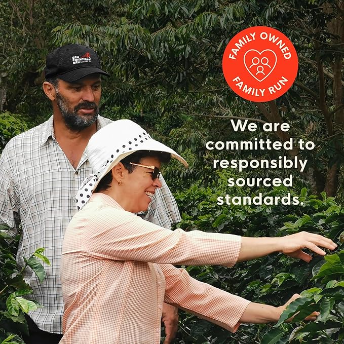 San Francisco Bay Coffee - Medium-Dark Roast - Fog Chaser (120 ct) - Single Serve Coffee Pods, Commercially Compostable, K Cup Compatible