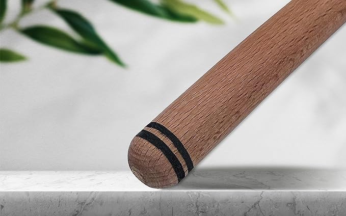 THE VIOLET 80 cm (31.5 Inch) Turkish Baklava Wood Extra Long Rolling Pin | Baking, Dough, Pasta, Kitchen