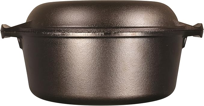 Lodge Cast Iron Serving Pot and Silicone Assist Handle Holder Bundle