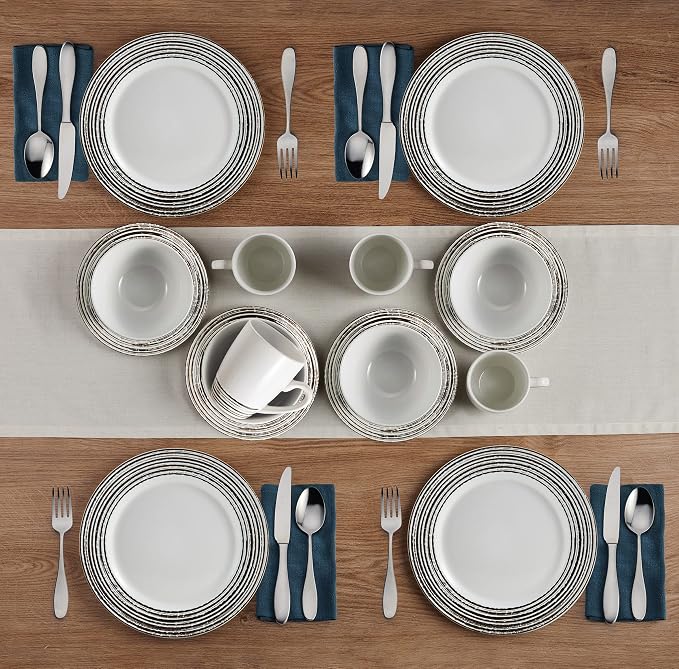 Pfaltzgraff Bryson 16-Piece Dinnerware Set, Service For 4, Multicolor