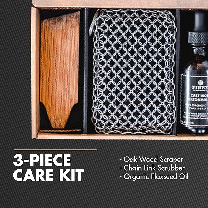 FINEX 3-Piece Cast Iron Care Kit