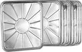 Plasticpro Disposable Foil oven liner Reusable Oven Drip Pan - Tray for Cooking and Baking Pack of 10