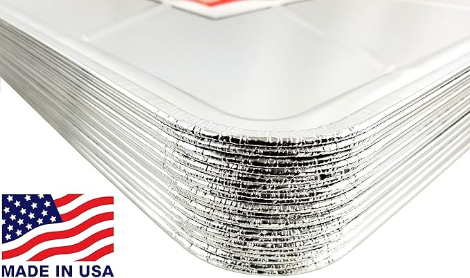 Pactogo Disposable Aluminum Foil Oven Liner 18.5" x 15.5" (Set of 20)