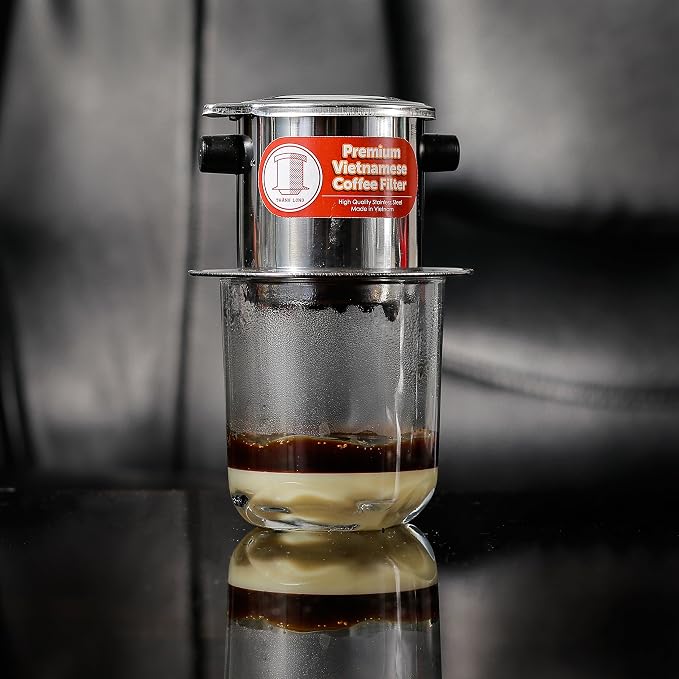 Vietnamese Coffee Filter Infuser Filter, Perfect for Camping or Travel, Iced or Hot, Small, 2 Pack