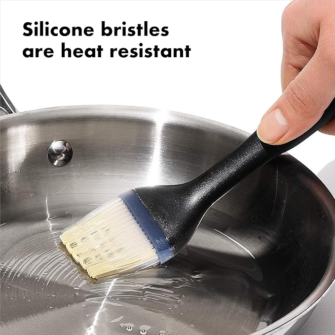 OXO Good Grips Meat Tenderizer and Silicone Basting Brush Bundle