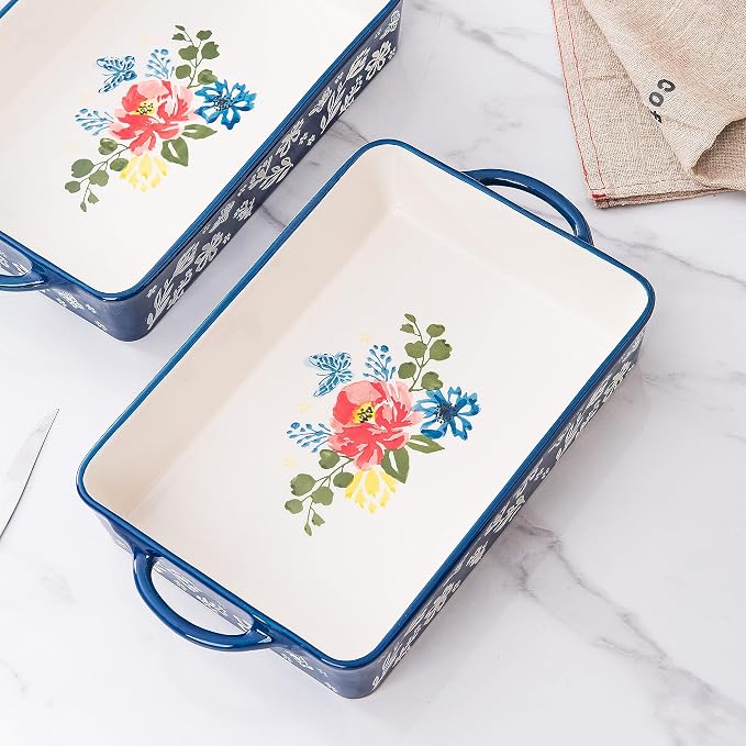 Wisenvoy Casserole Dish 9x13 Baking Pan Casserole Dishes For Oven Baking Dish Ceramic Lasagna Pan Baking Dishes For Oven