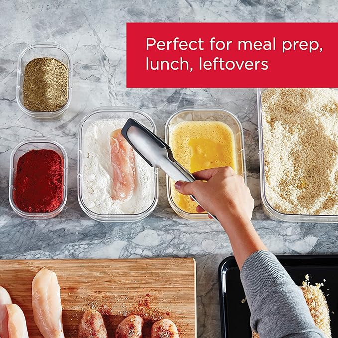 Rubbermaid Brilliance Glass and Plastic Food Storage Containers (30 Pieces)