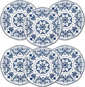 10 Strawberry Street Talavera Dinnerware, Set of 6 (10" Dinner Plate)