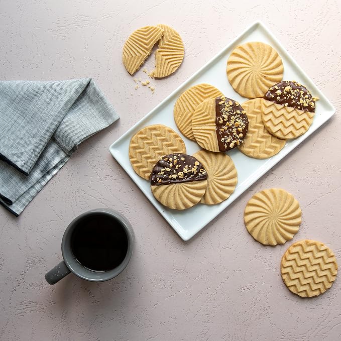 Nordic Ware Geo Cast Cookie Stamps