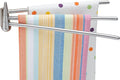 Better Houseware 2490 Wall-Mounted 3-Arm Stainless-Steel Towel Bar
