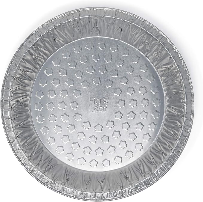 Fig & Leaf (360 Pack) Premium 9-Inch Pie Pans l Disposable Aluminum Foil l Heavy-Duty l Tin Plates for Tart Quiche Pies