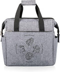PICNIC TIME Game of Thrones 4 Houses On The Go Lunch Bag, Soft Cooler Lunch Box, Insulated Lunch Bag, (Heathered Gray)