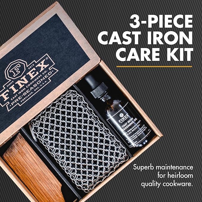 FINEX 3-Piece Cast Iron Care Kit