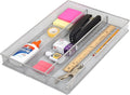 YBM Home Metal Silverware Organizer for In-Drawer Cutlery Storage, 3 Compartment Mesh Cutlery Flatware Tray Sorts Kitchen Utensils, Great for Office Supplies 1150s