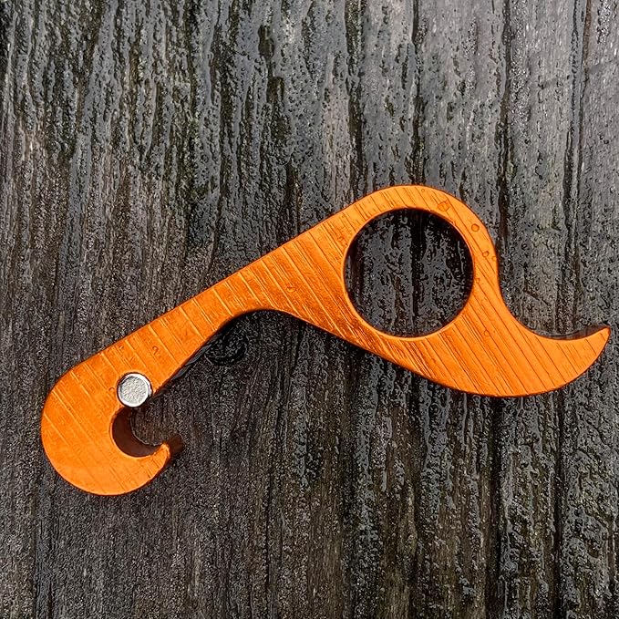 GrabOpener One-handed Bottle Opener in Liquid Orange