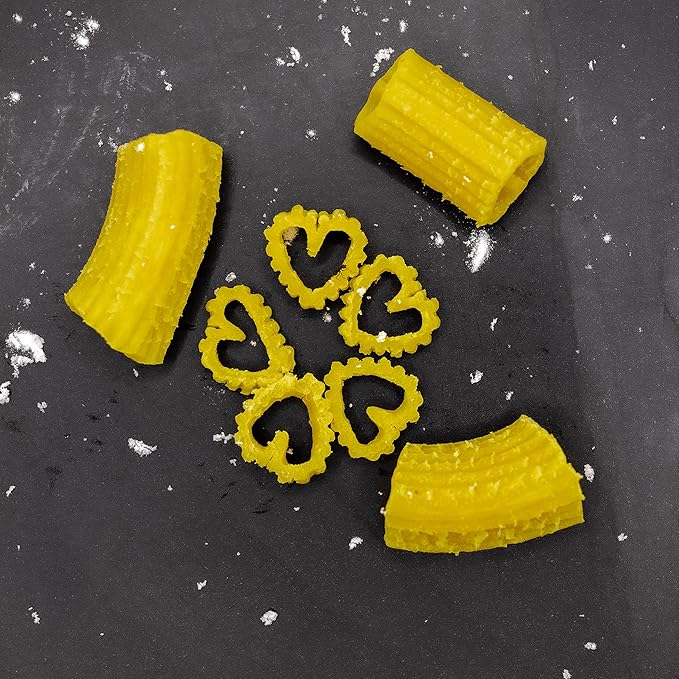 Heart Penne Pasta Noodle Shape Discs Fit For Philips Automatic Pasta & Noodle Maker, Philips Pasta Maker Attachments, Kitchen Appliances, Accessory Kit (Heart Penne)