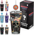 Dragon Glassware x Masters of the Universe (MOTU) Vacuum Insulated Stainless Steel Tumbler - 16 oz with Straw Charm - Official 2026 Movie Merch - Mystery