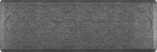 WellnessMats Bella Collection Anti-Fatigue Floor Mat, Polyurethane – Ergonomic Support Pad for Home, Kitchen, Garage, Office Standing Desk – Water Resistant - Made in USA