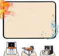 Heat Resistant Mat for Air Fryer,Deep Fryer,Oven,16x24in Hot Pads for Kitchen Counter Heat Protector,Under Coffee Maker Mats for Quartz Countertop Protector,Deep Fryer Coffee Machine Mat(Khaki)