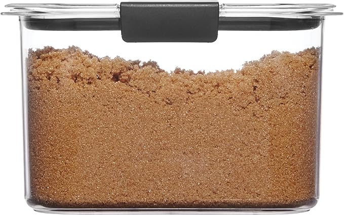 Rubbermaid Brilliance Food Storage Containers Set with Lids (4 Pieces) | Rubbermaid Brown Sugar Container