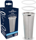 Cold Brew Filter for Mason Jar Wide Mouth Coffee Maker, UPGRADED Stainless Steel Mesh with Silicone Seals 2 Quart (64 Ounces)