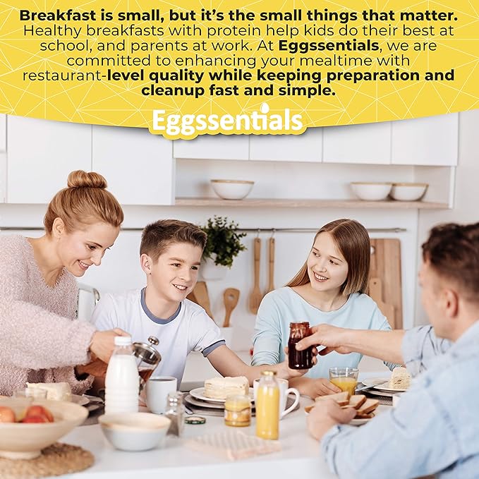 Eggssentials Pancake Batter Dispenser - Batter Dispenser with Squeeze Handle for Cupcakes - Pancakes - egg Poacher Insert Stainless Steel Poached Egg Cooker Eggs Poaching Cup PFOA Free Egg Poachers