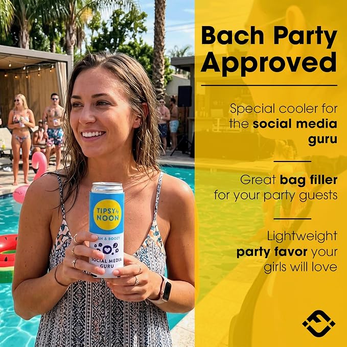 Slim Can Cooler - Social Media Guru - Navy