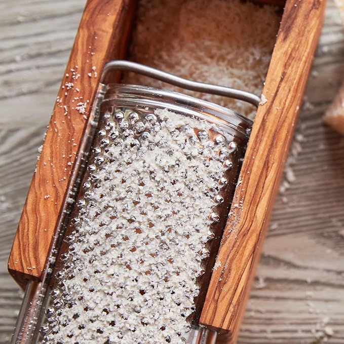 Italian Olivewood Parmesan Cheese Box Grater