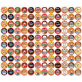 Coffee Pod Variety Packs Super Flavored Sampler, Assorted, Compatible with 2.0 K-Cup Brewers, Variety Pack, 120 Count (Pack of 1)