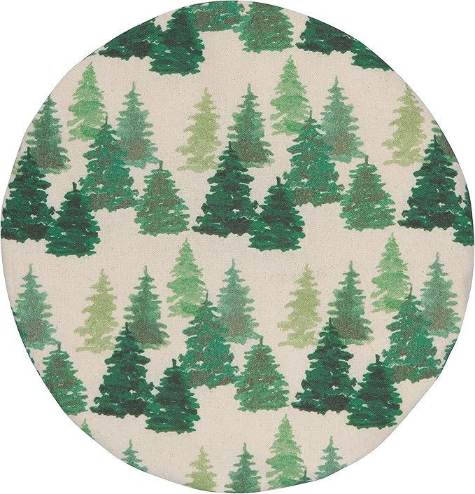 Now Designs Woods Save It Reusable Cotton Bowl Covers 7.5 and 9.25 inch, Set of 2