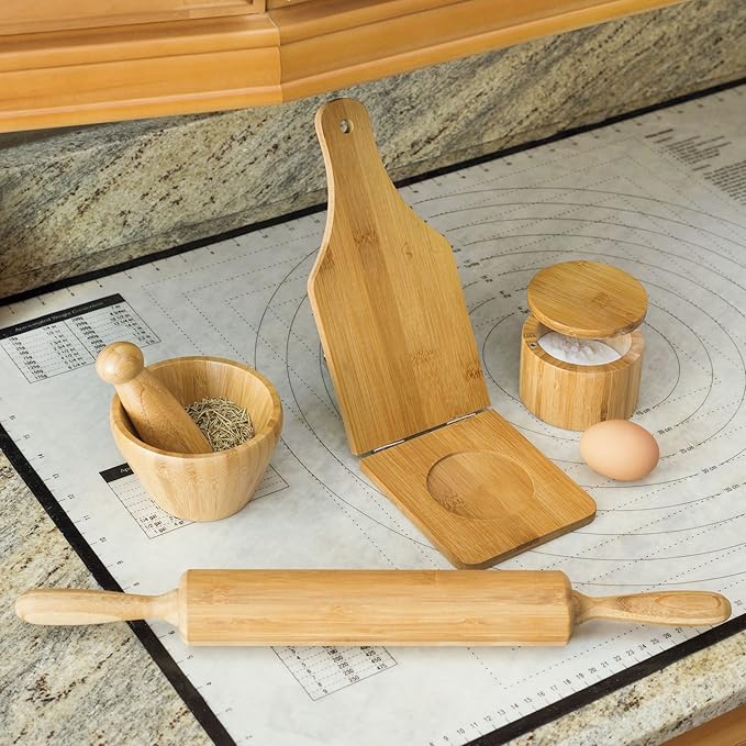 Home Basics Rolling Pin, Bamboo