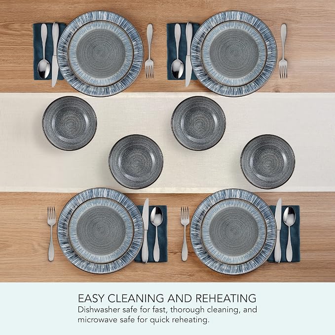 Pfaltzgraff Jaimie 12 Piece Dinnerware Set, Service for 4