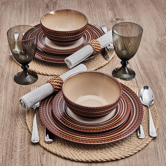 Pfaltzgraff Skylar 12 Piece Dinnerware Set, Service for 4