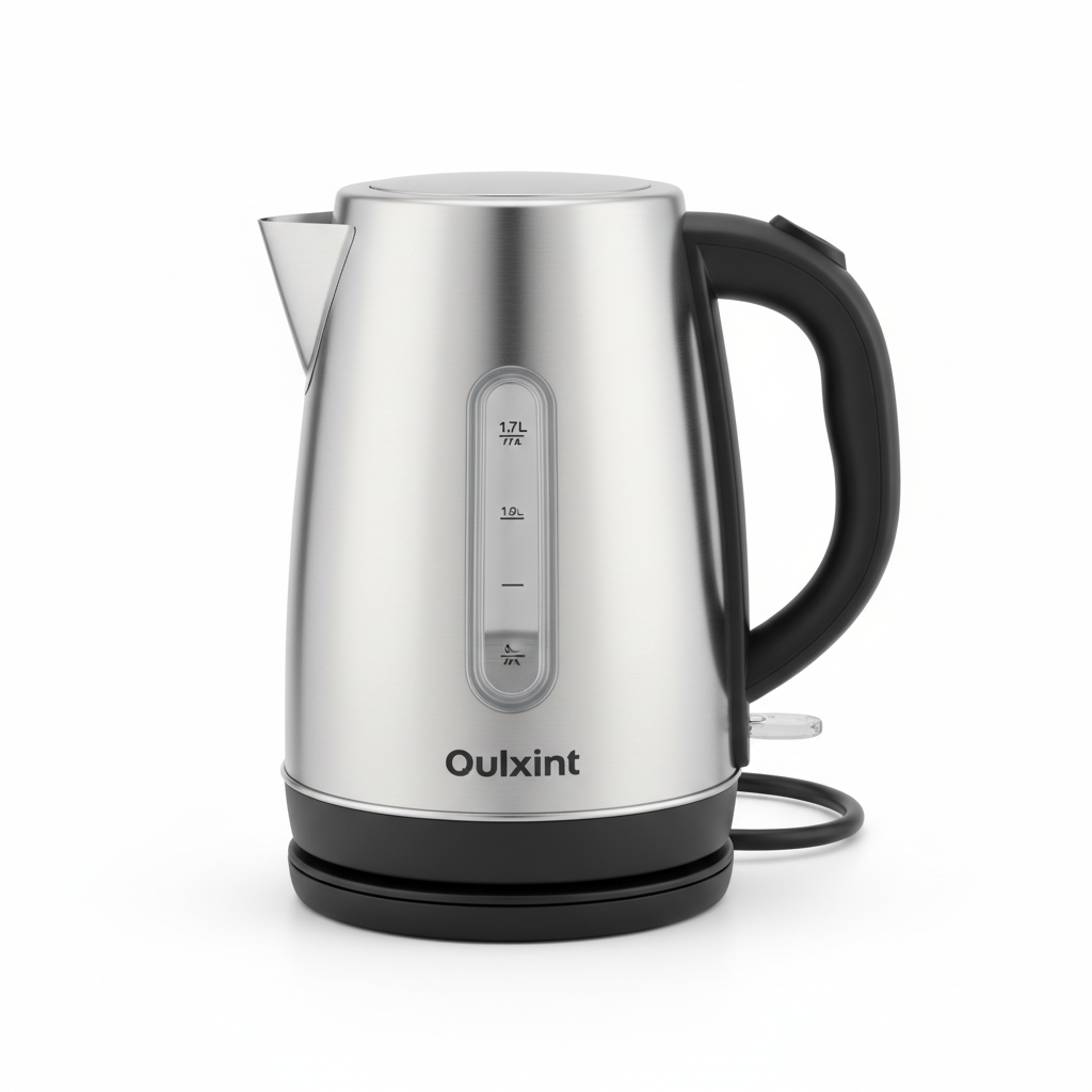 Electric Kettle (1.7L)

Description:
Boil water quickly and safely with this electric kettle. It features automatic shut-off, a heat-resistant handle, and a modern design—perfect for tea, coffee, and instant meals. (make it real photo)