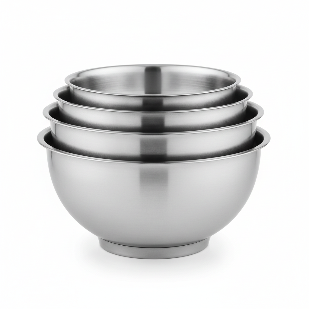 Mixing Bowl Set (3 Pieces)

Description:
This durable mixing bowl set is ideal for baking, cooking, and food preparation. Made from high-quality material, they are lightweight, easy to store, and safe for daily use. (make it real photo)